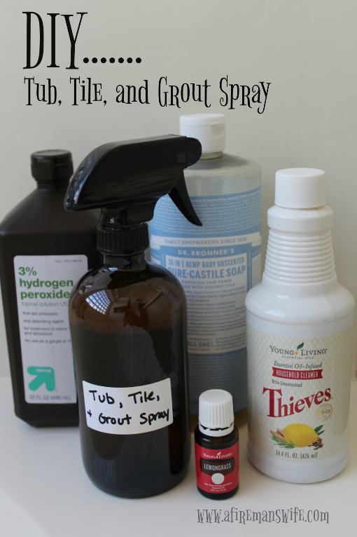 Homemade Shower Cleaner: Natural DIY Shower Tub & Tile Spray