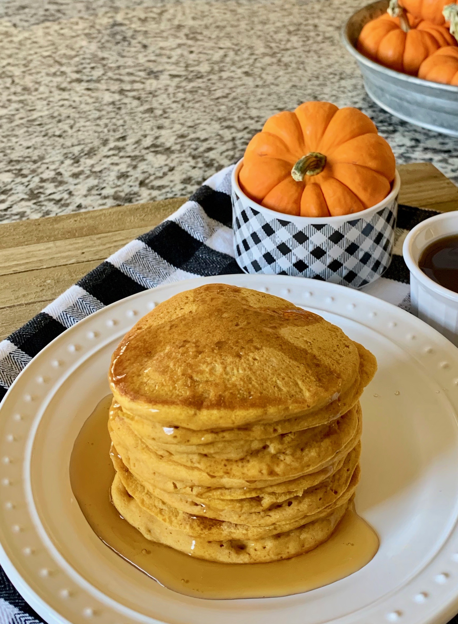 Homemade Gluten Free Pumpkin Pancakes