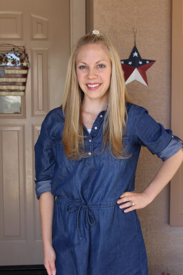 What I Wore ~ Jean Dress