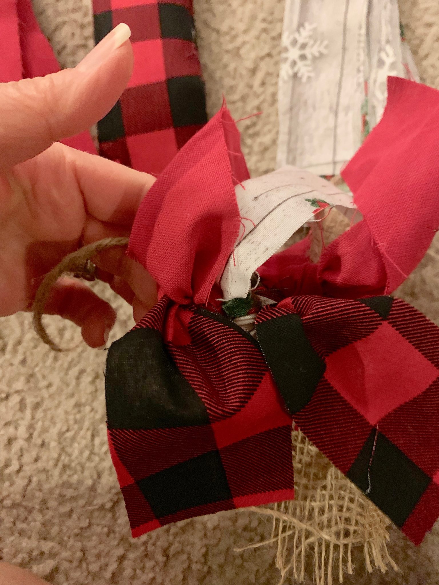 DIY Rag Tie Garland